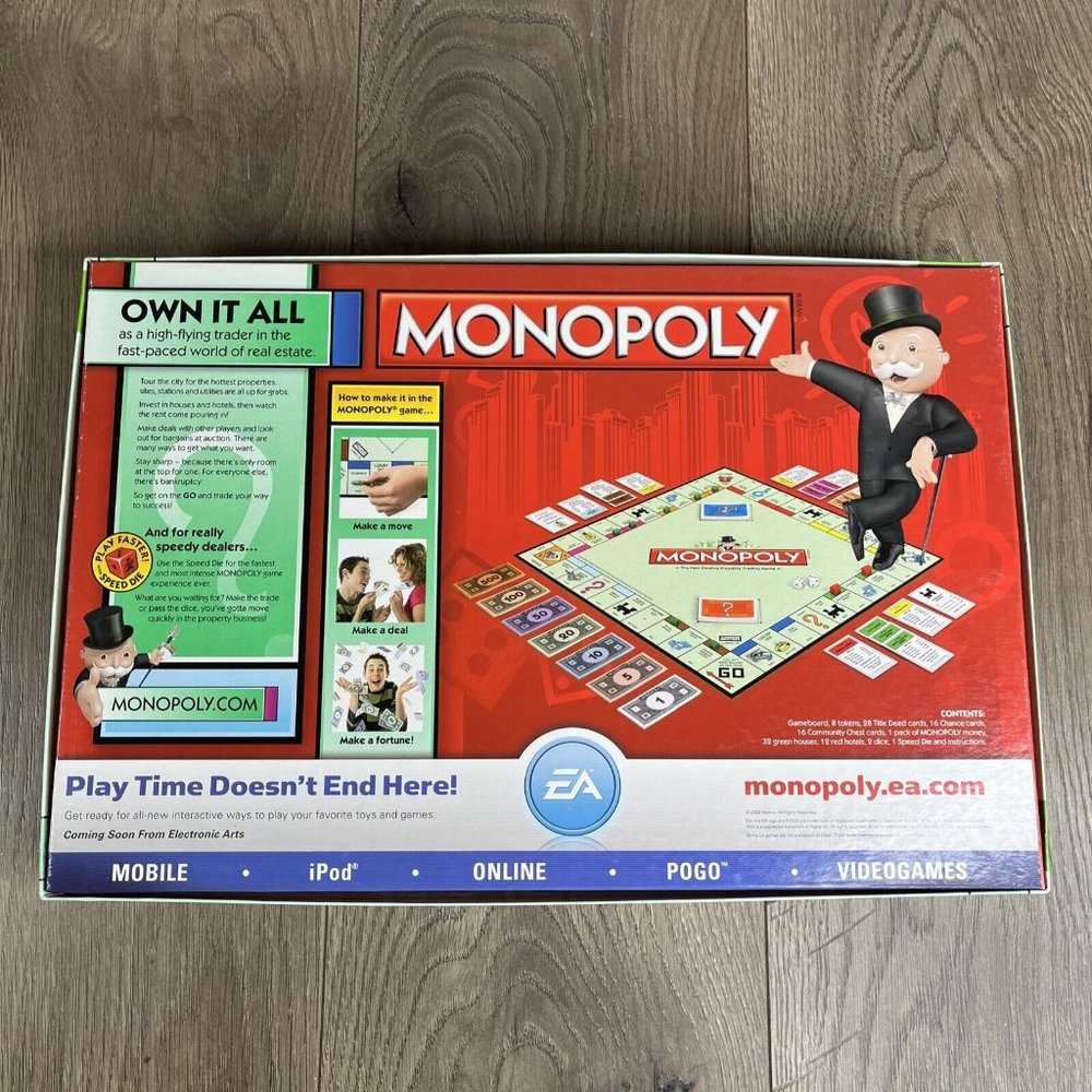 Monopoly Play Faster with New Speed Die Version Board Game - Picture 2 of 11